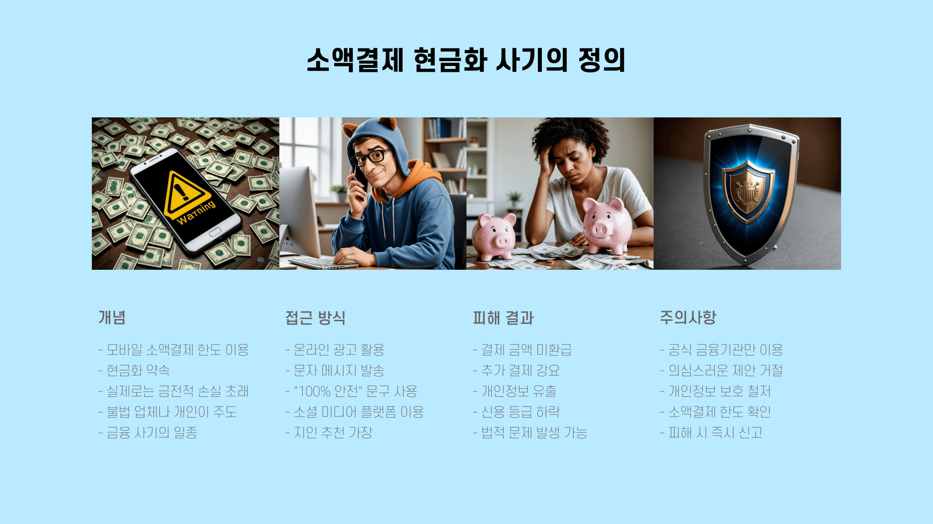 소액결제 현금화 사기